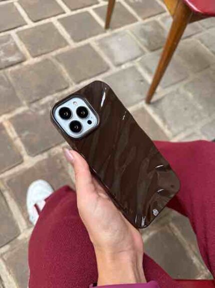 قاب موج قهوه ای